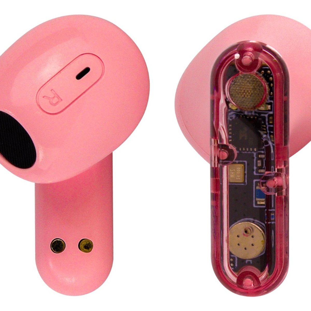 JALTECH - Audífonos Inalámbricos Tws Free Plus Con Sonido Envolvente Rosa