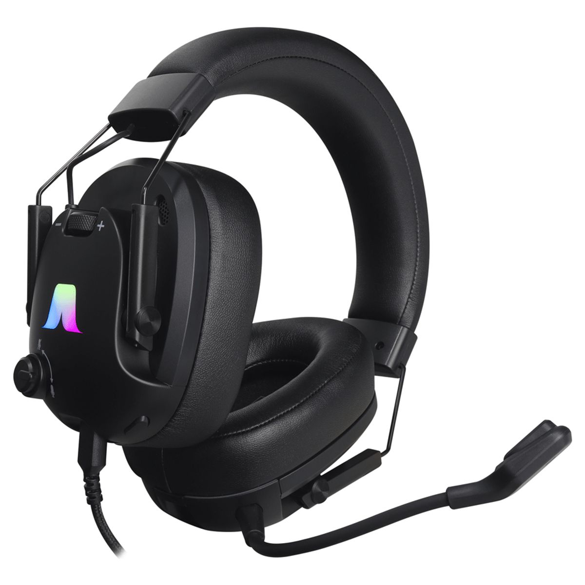 JALTECH - Diadema Gaming Con Sonido 71 Y Rgb Para Switch Negro