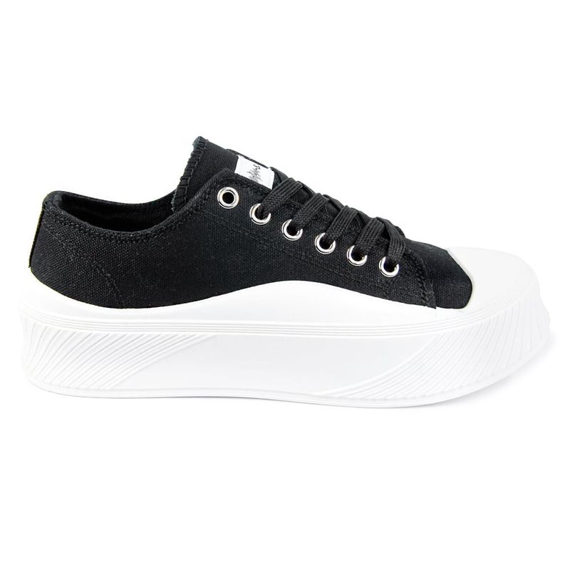 PRICE SHOES - Price Shoes Tenis Moda Mujer 622B3F91002NEGRO