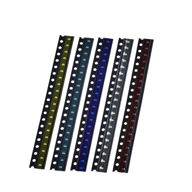 GENERICO - Kit Leds Superficiales Smd 5 Colores 0603 20mA 100pcs