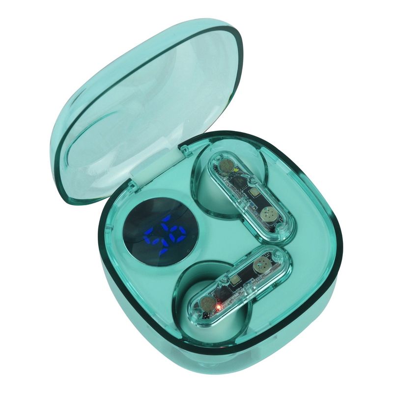 JALTECH - Audífonos Tws Free Plus Bluetooth Batería De Larga Duracion Verde