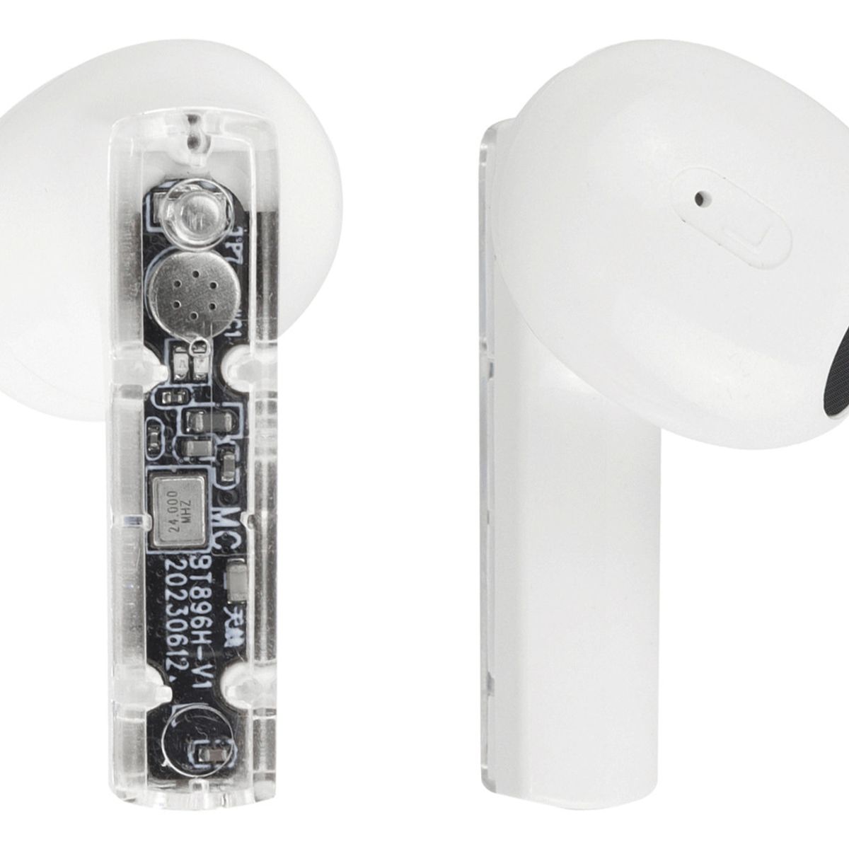 JALTECH - Audífonos Tws Con Bluetooth 53 Y Estuche De Carga Usb-c Blanco