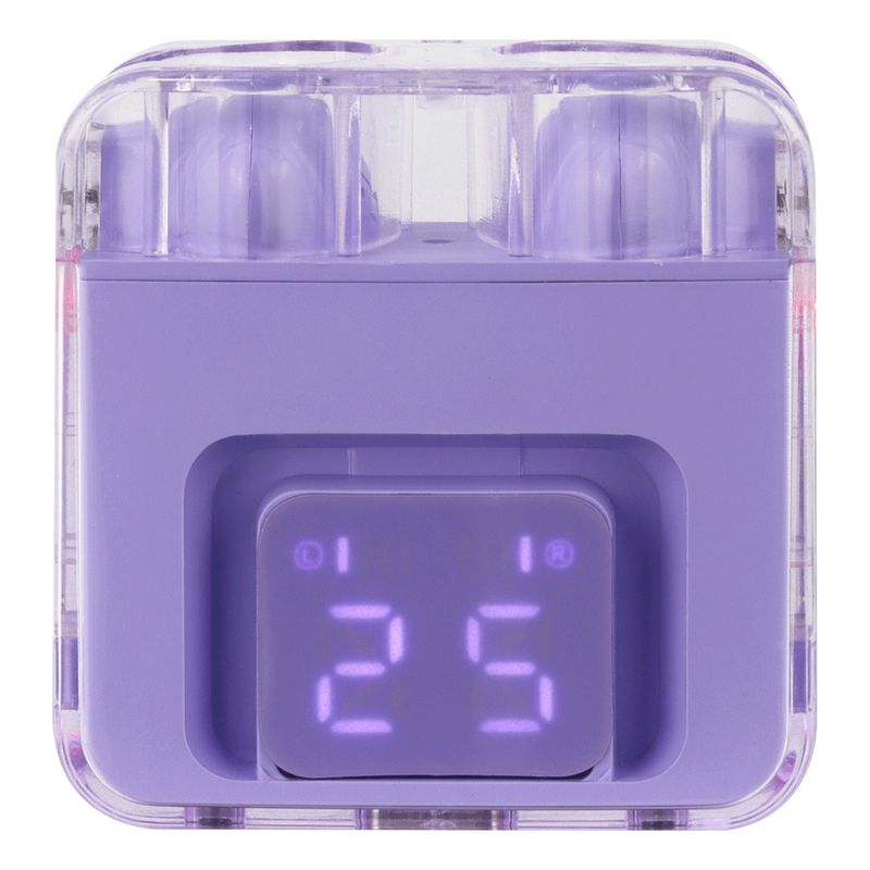 JALTECH - Audífonos Tws  Con Bluetooth 53 Micrófono Y Sonido Estereo Violeta