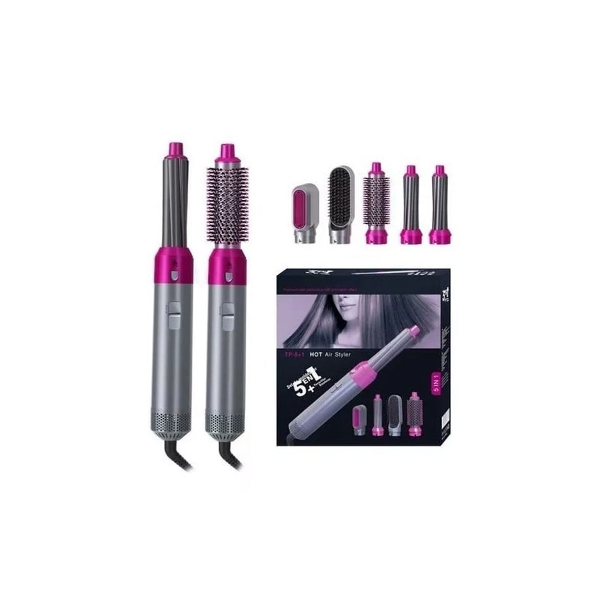 SKY - Set Modelador Cepillo Secador 5 En 1 Electrico 220v