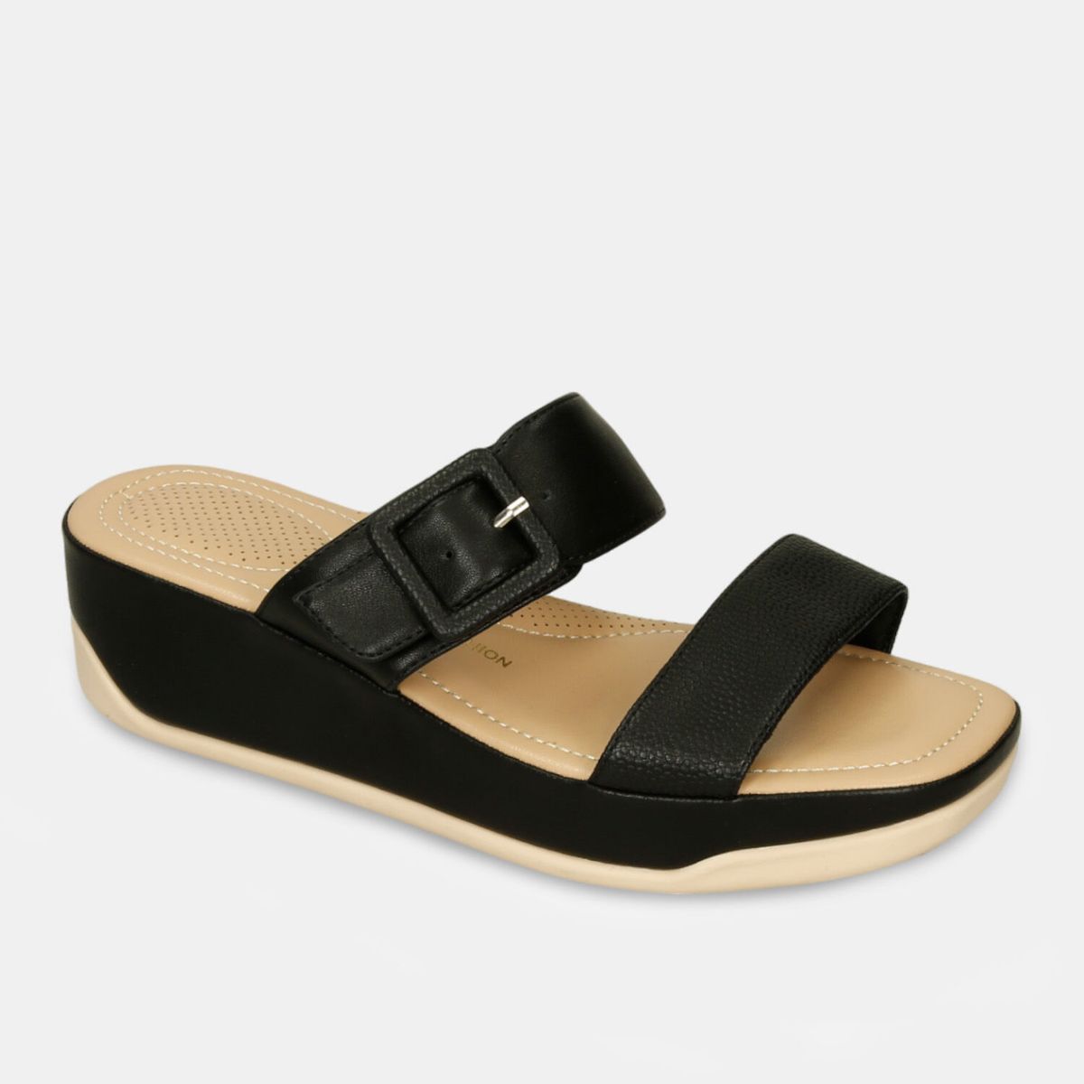 BATA - Sandalia Para Mujer Bata Comfit Negro Jacinta Summer