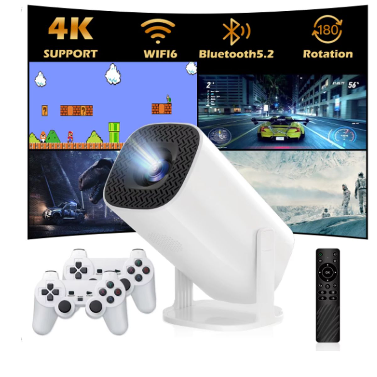 SHEN HUANG - Proyector Inteligente Con Videojuegos