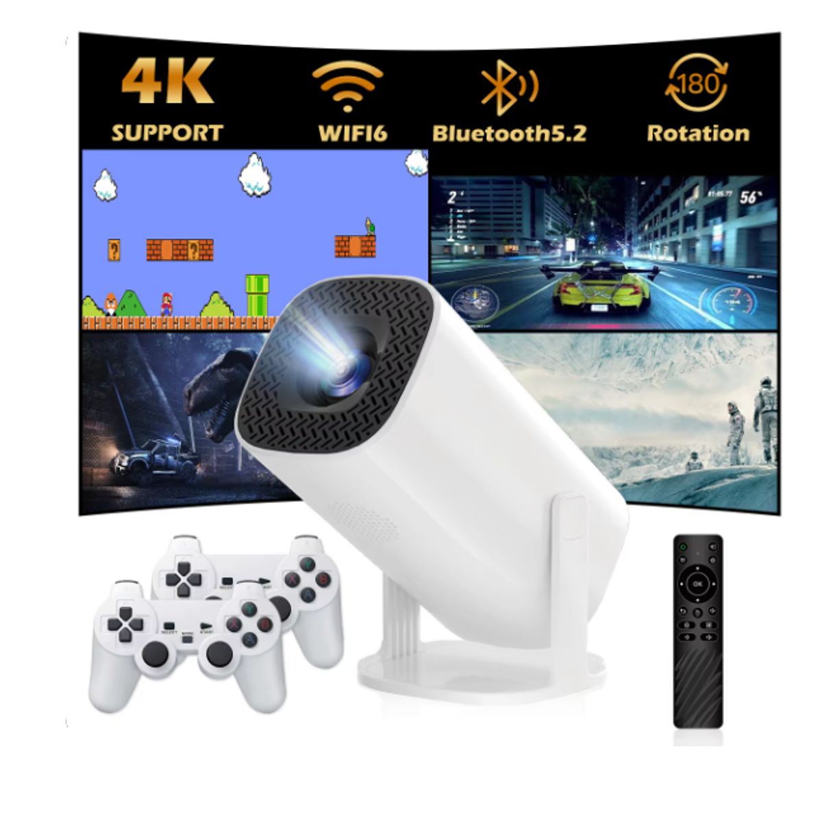 SHEN HUANG - Proyector Inteligente Con Videojuegos