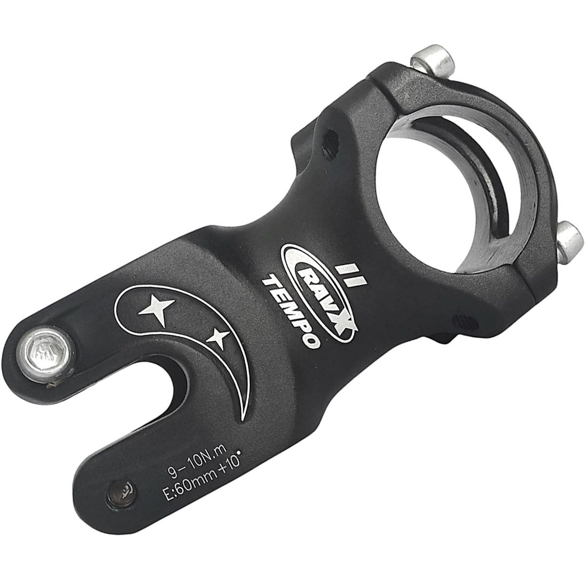 GENERICO - Espiga Bicicleta Ravx 60mm Codo Potencia Mtb Ruta Aluminio