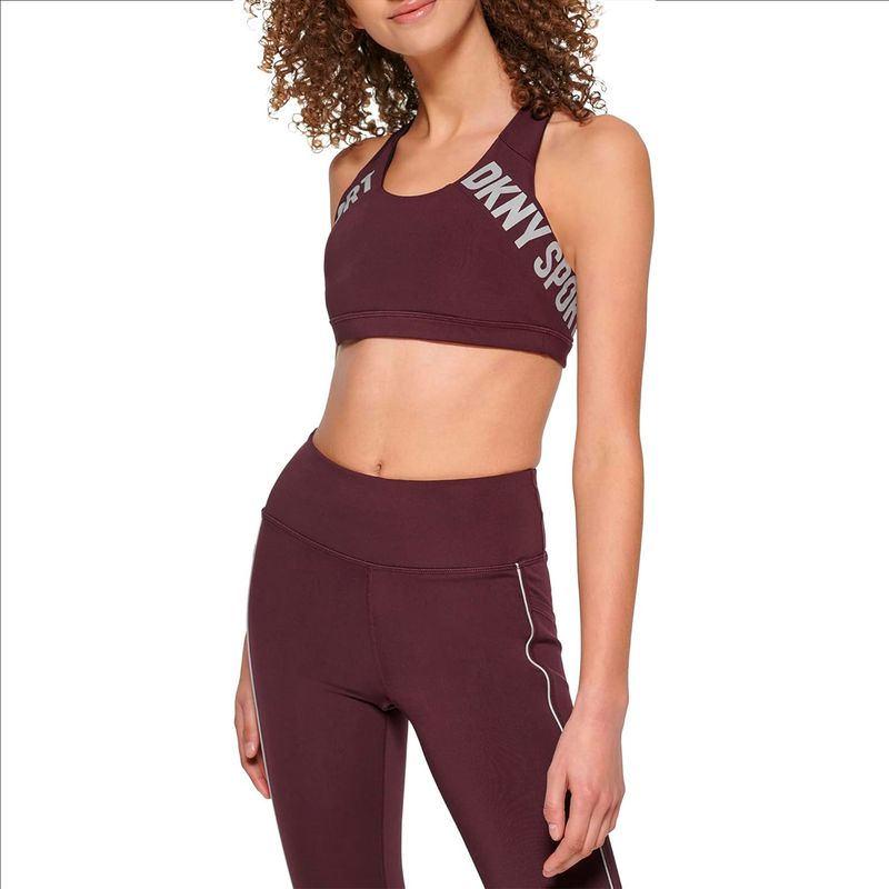 DKNY - Top Dkny Para Mujer Cut Marrón Casual Con Algodón Moda
