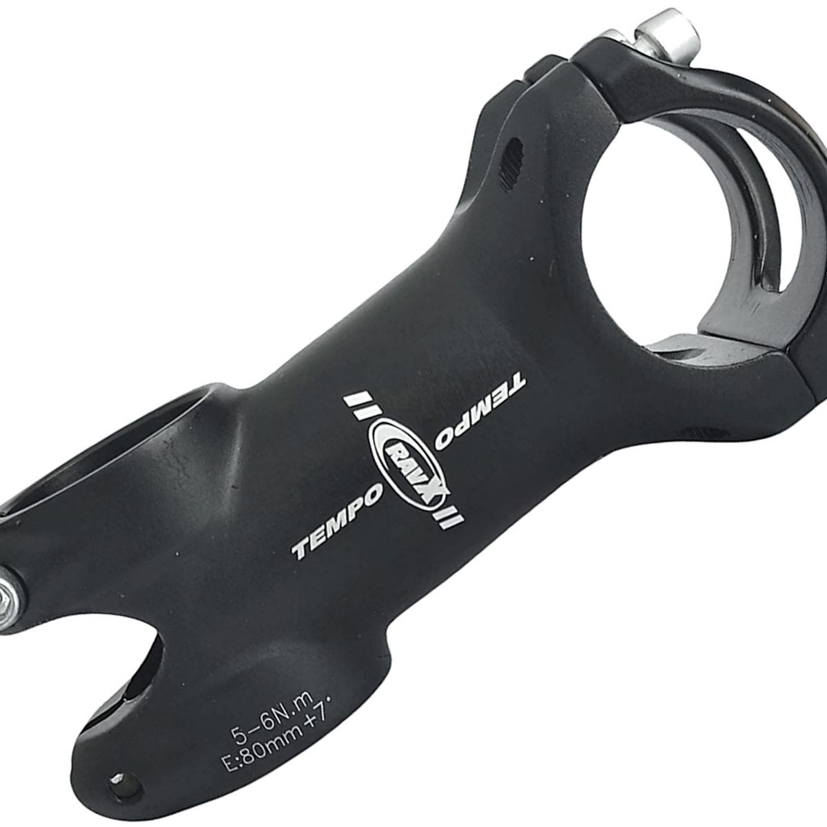 GENERICO - Espiga Bicicleta Ravx 80mm Codo Potencia Mtb Ruta Aluminio