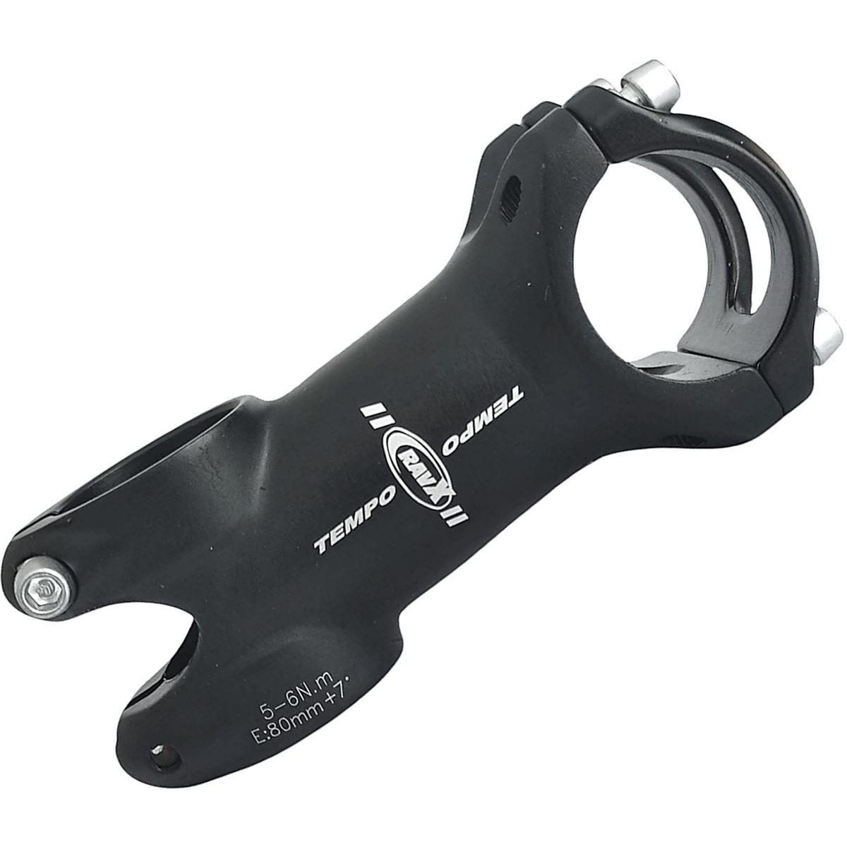 GENERICO - Espiga Bicicleta Ravx 80mm Codo Potencia Mtb Ruta Aluminio