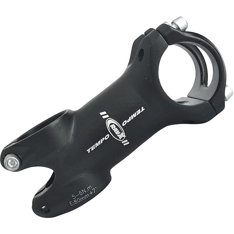 GENERICO - Espiga Bicicleta Ravx 80mm Codo Potencia Mtb Ruta Aluminio