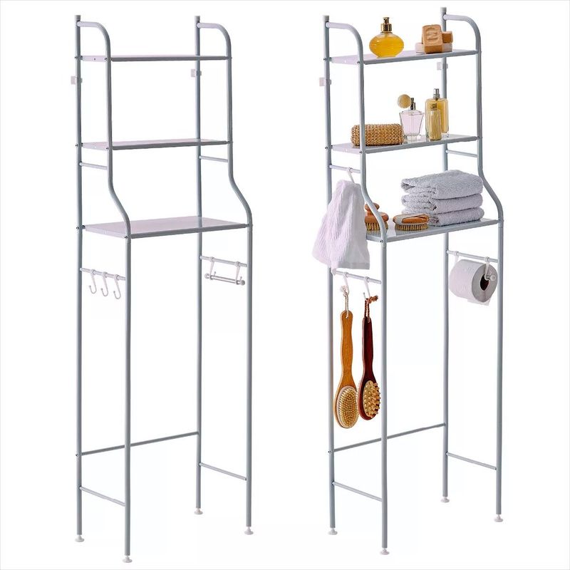 GENERICO - Organizador De Almacenamiento De Baño 3 Niveles Metálico