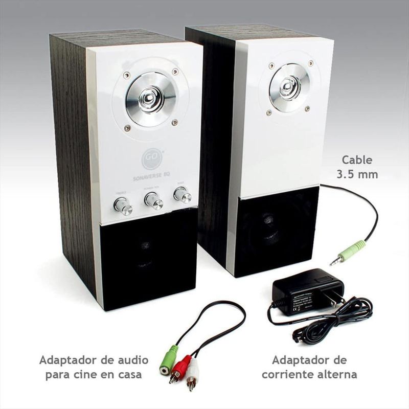 GROOMEN - Parlantes Americanos Sonaverse Eq 2.0 14w con Ecualizador