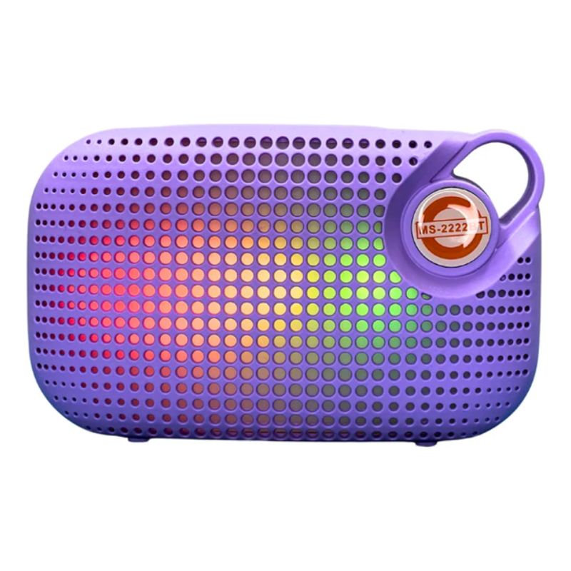 JALTECH - Speaker Cápsula Bluetooth 51 Con Usbsd Y Fm Violeta