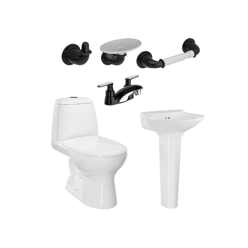 CORONA - Combo Corona Ecoclean Single Il Negro Con Pedestal