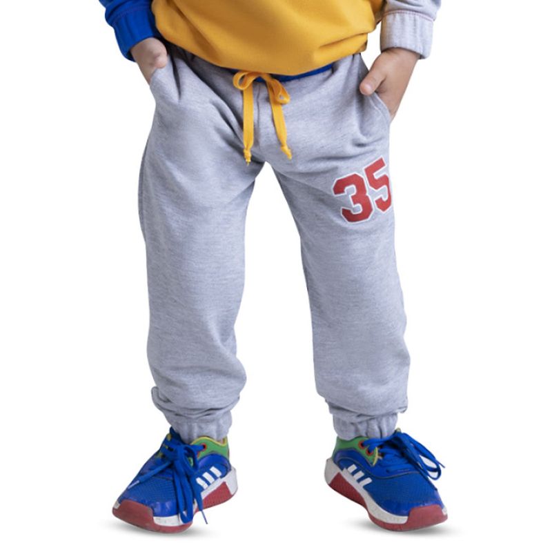 MARKETING PERSONAL - Jogger Infantil Masculino Gris Mp 9981