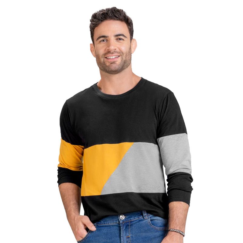 MARKETING PERSONAL - Camibuzo Hombre Negro Mp 93502