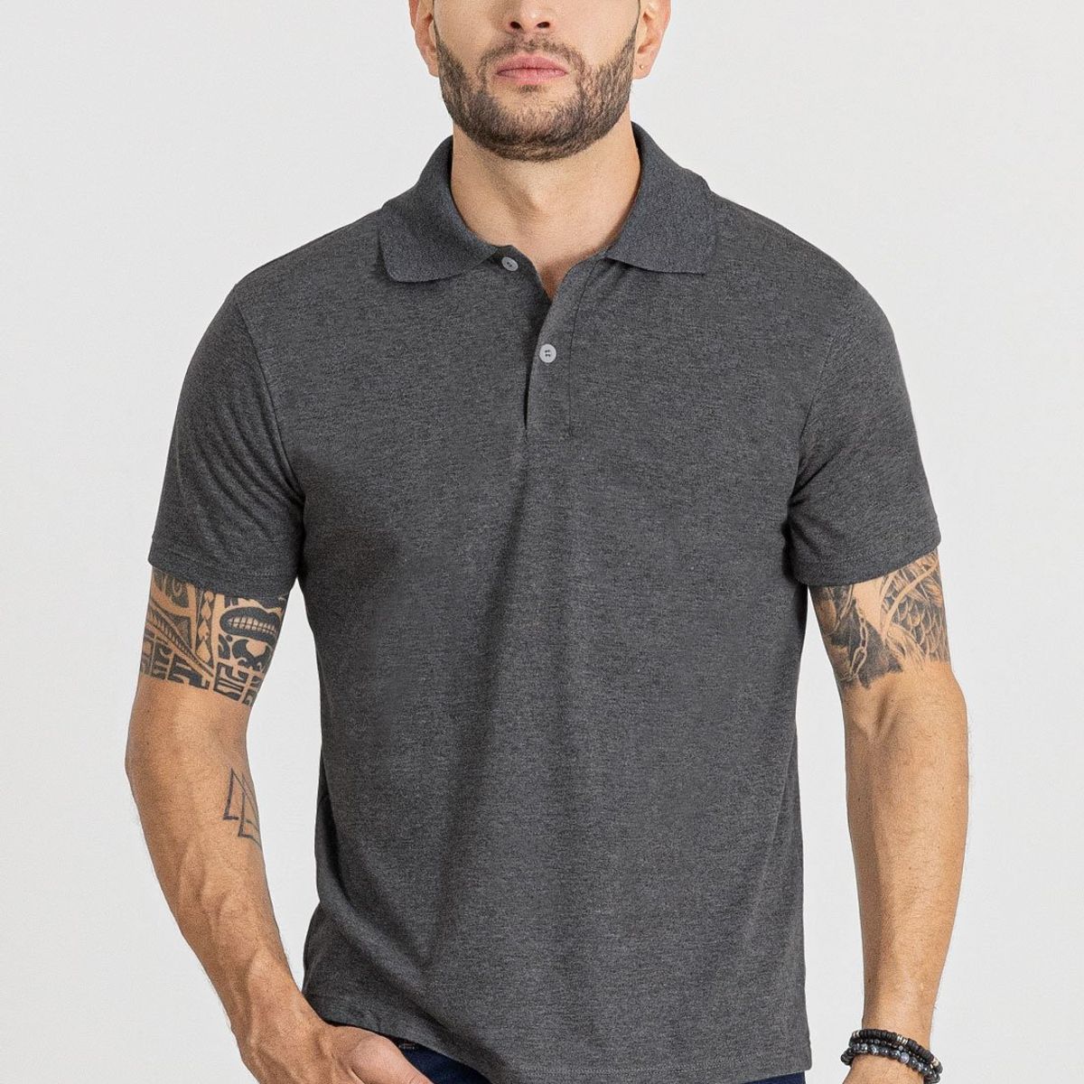 MARKETING PERSONAL - Polo Hombre Negro Mp 96038