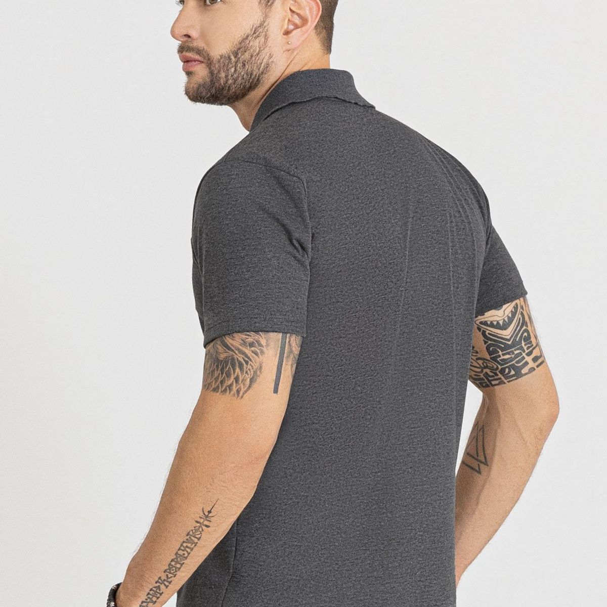 MARKETING PERSONAL - Polo Hombre Negro Mp 96038