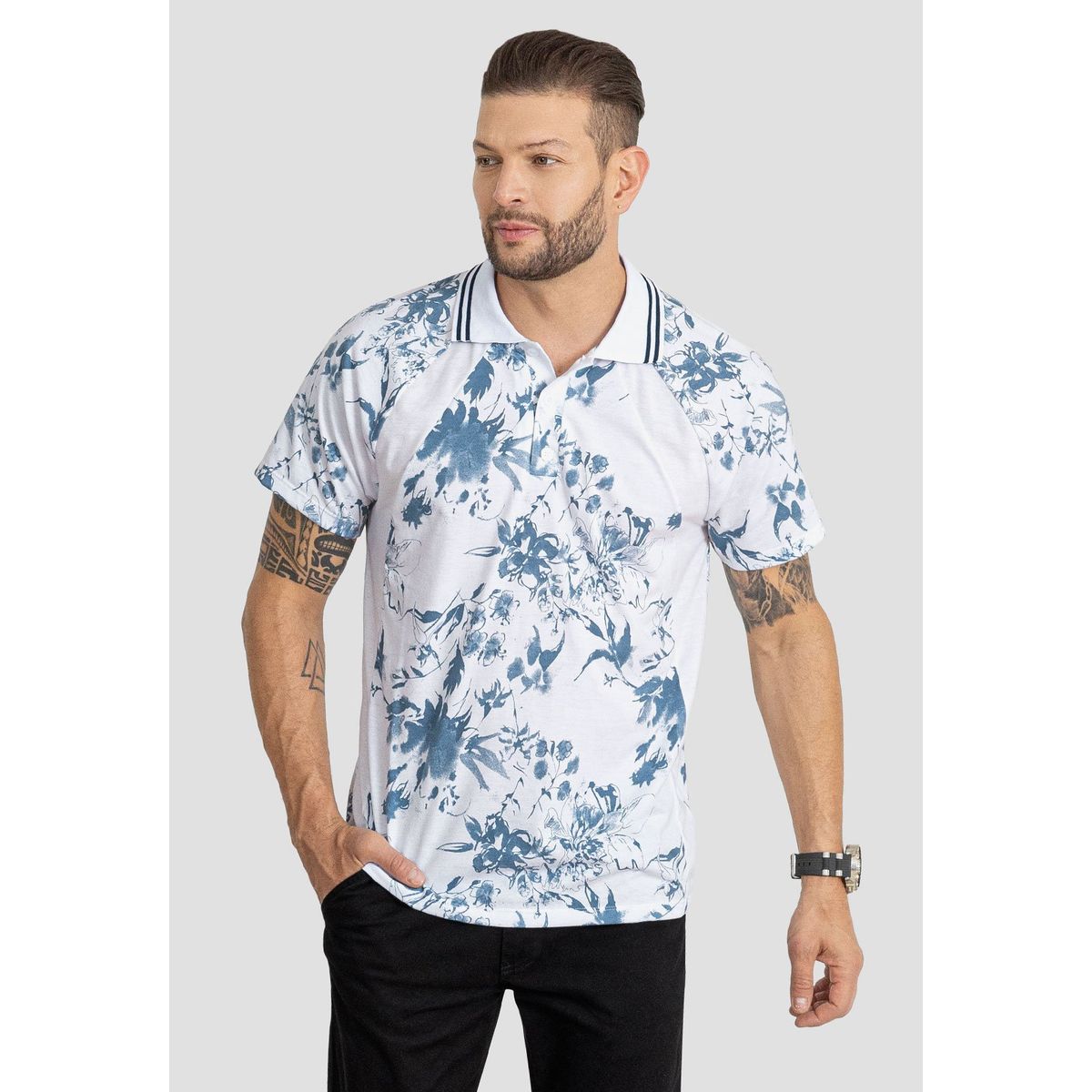 MARKETING PERSONAL - Polo Hombre Blanco Mp 103966