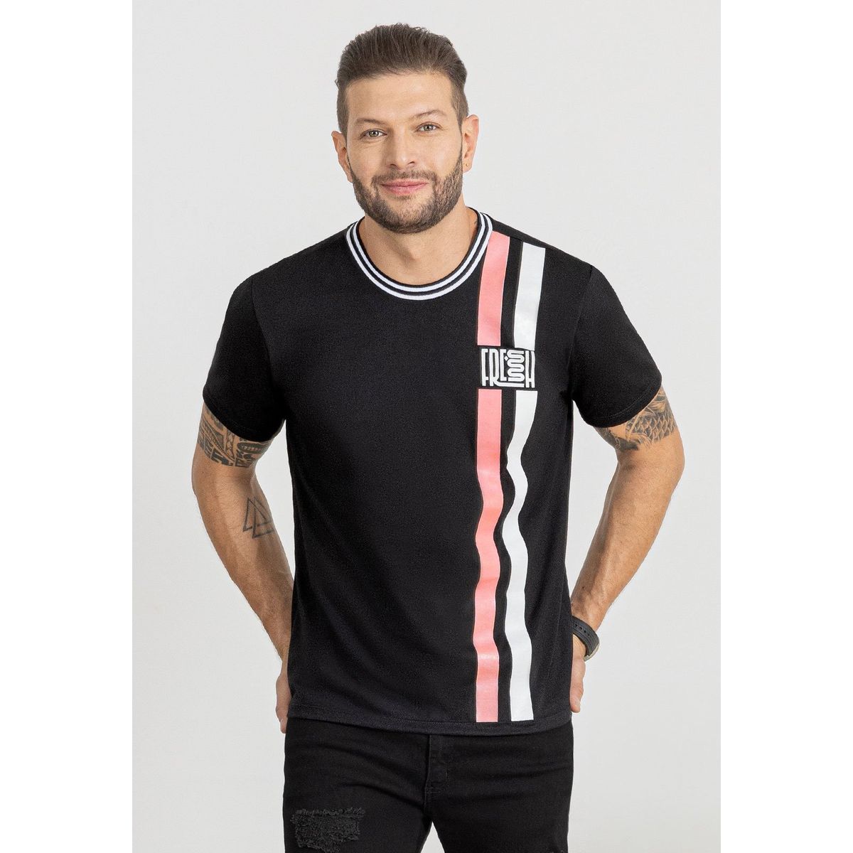 MARKETING PERSONAL - Camiseta Hombre Negro Mp 104405