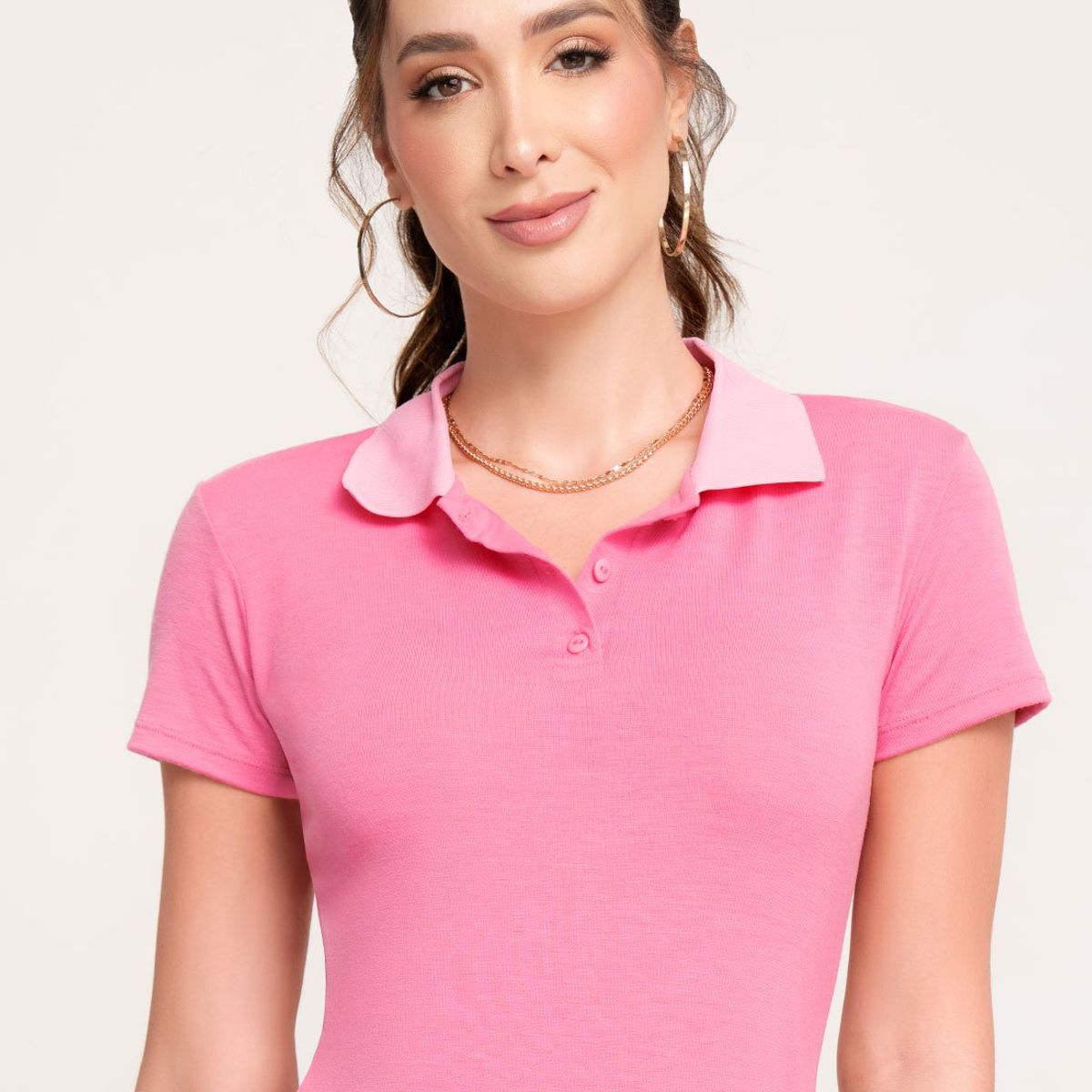 MARKETING PERSONAL - Polo Mujer Rosa Mp 104448