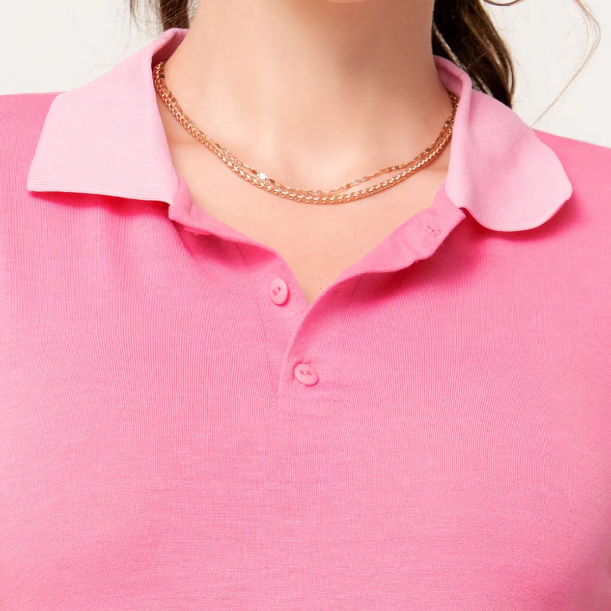 MARKETING PERSONAL - Polo Mujer Rosa Mp 104448