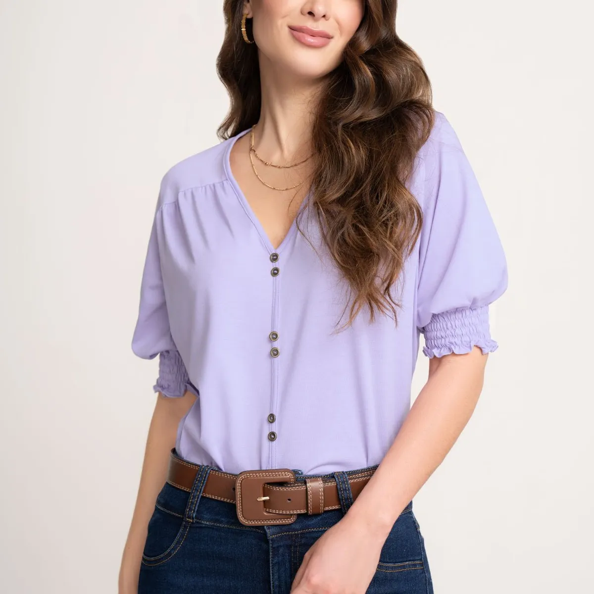 MARKETING PERSONAL - Blusa Mujer Lila Mp 104454