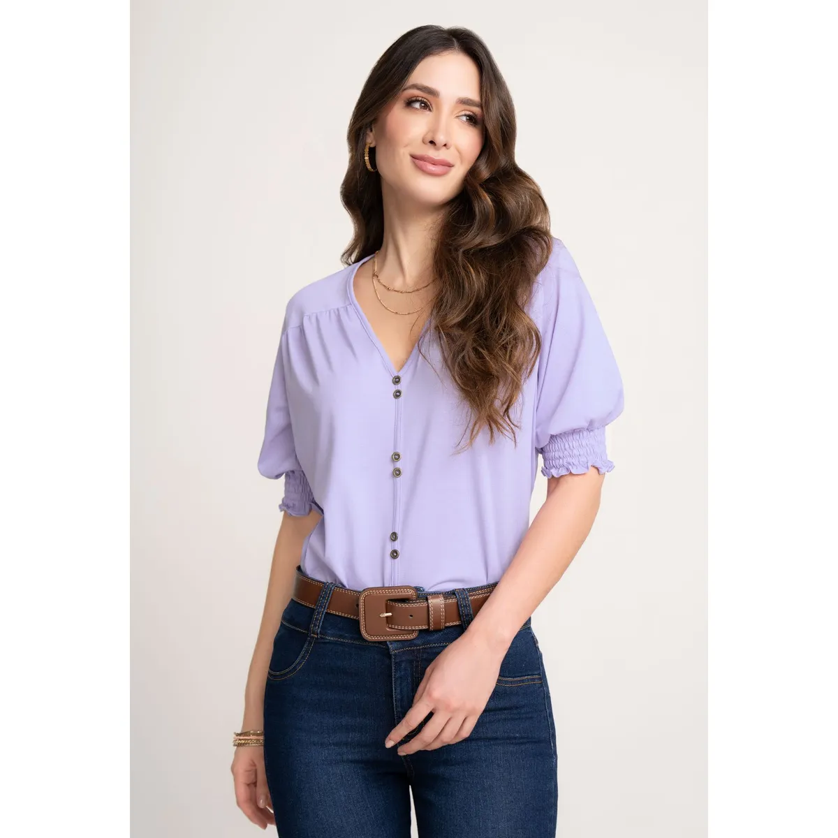MARKETING PERSONAL - Blusa Mujer Lila Mp 104454