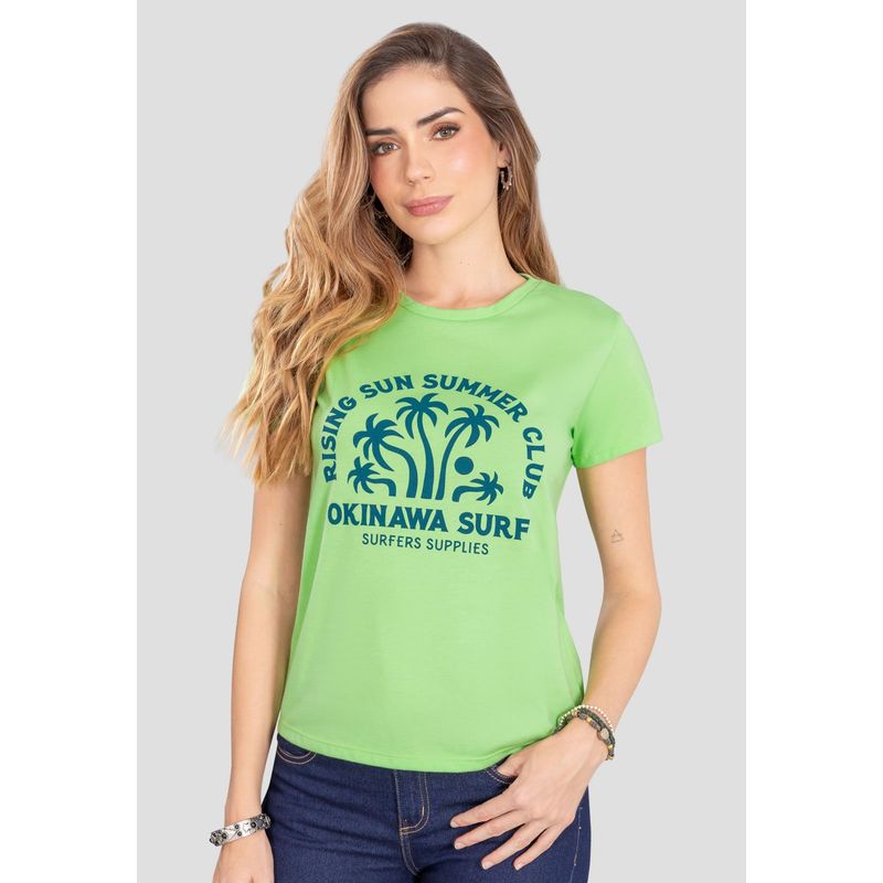 RUTTA - Camiseta Mujer Verde Rutta 105246