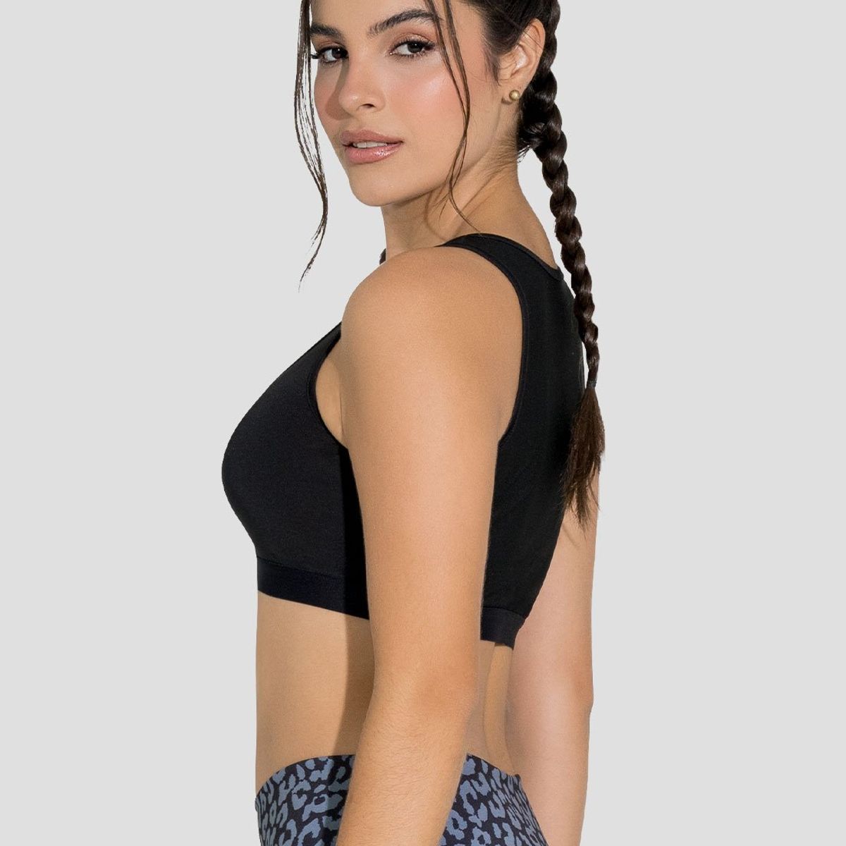 FORMAS INTIMAS - Top Mujer Negro Fi 104710