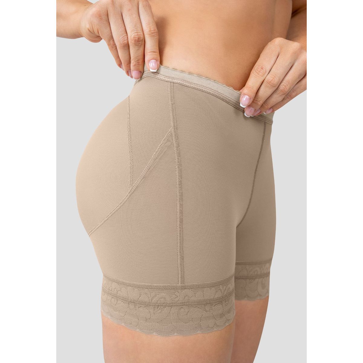 FORMAS INTIMAS - Short Levanta Cola Mujer Gris FI 105326
