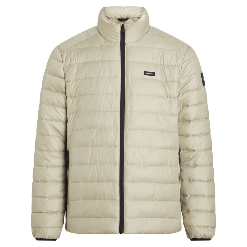 CALVIN KLEIN - Chaqueta Beige De Plumas De Materiales Reciclados Calvin Klein