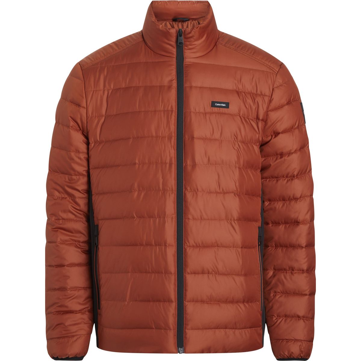 CALVIN KLEIN - Chaqueta naranja de plumas de materiales reciclados Calvin Klein