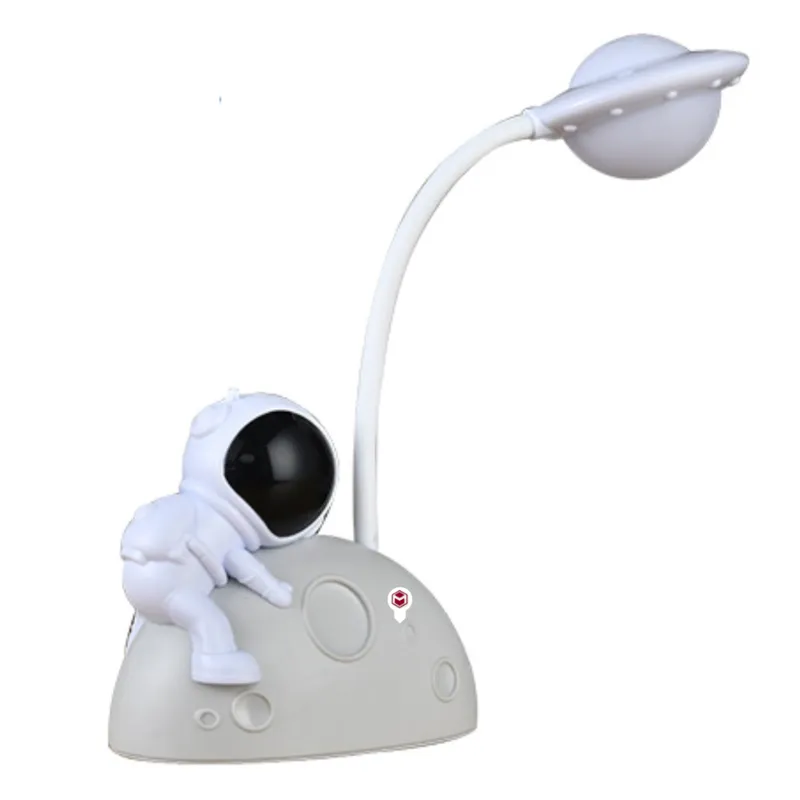 GENERICO - Lampara Led Escritorio Flexible Luna Astronauta Recargable
