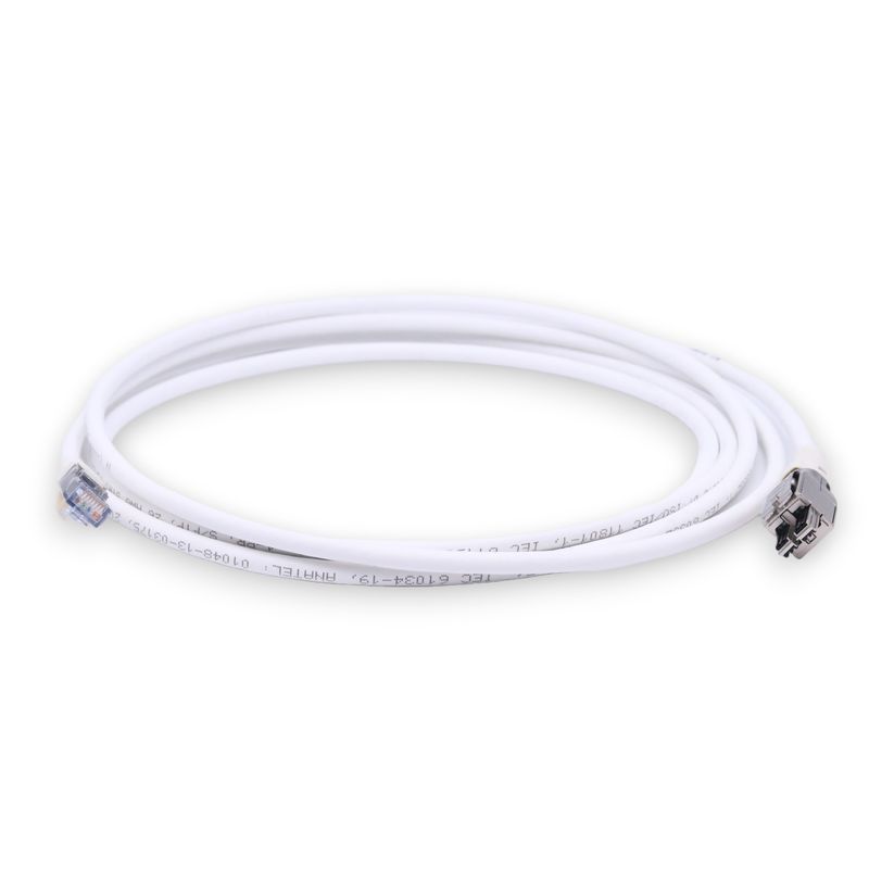 SIEMON - Patch Cord F/UTP Siemon T4A-S03M-B02L Marfil con Blanco 3m