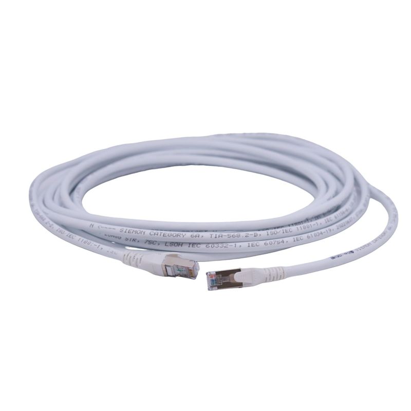SIEMON - Patch Cord F/UTP Siemon Cat 6A PC6AS007MA02LS Blanco 23ft 7m