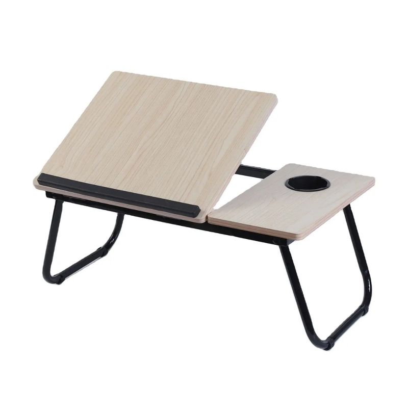 KIDSHOP - Mesa De Cama Para Computador Multifuncional Plegable Blanco