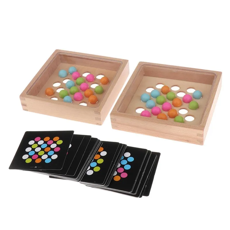 JUGANDO Y EDUCANDO - Juego Didáctico Agilidad Y Memoria Tablero Madera Para Niños