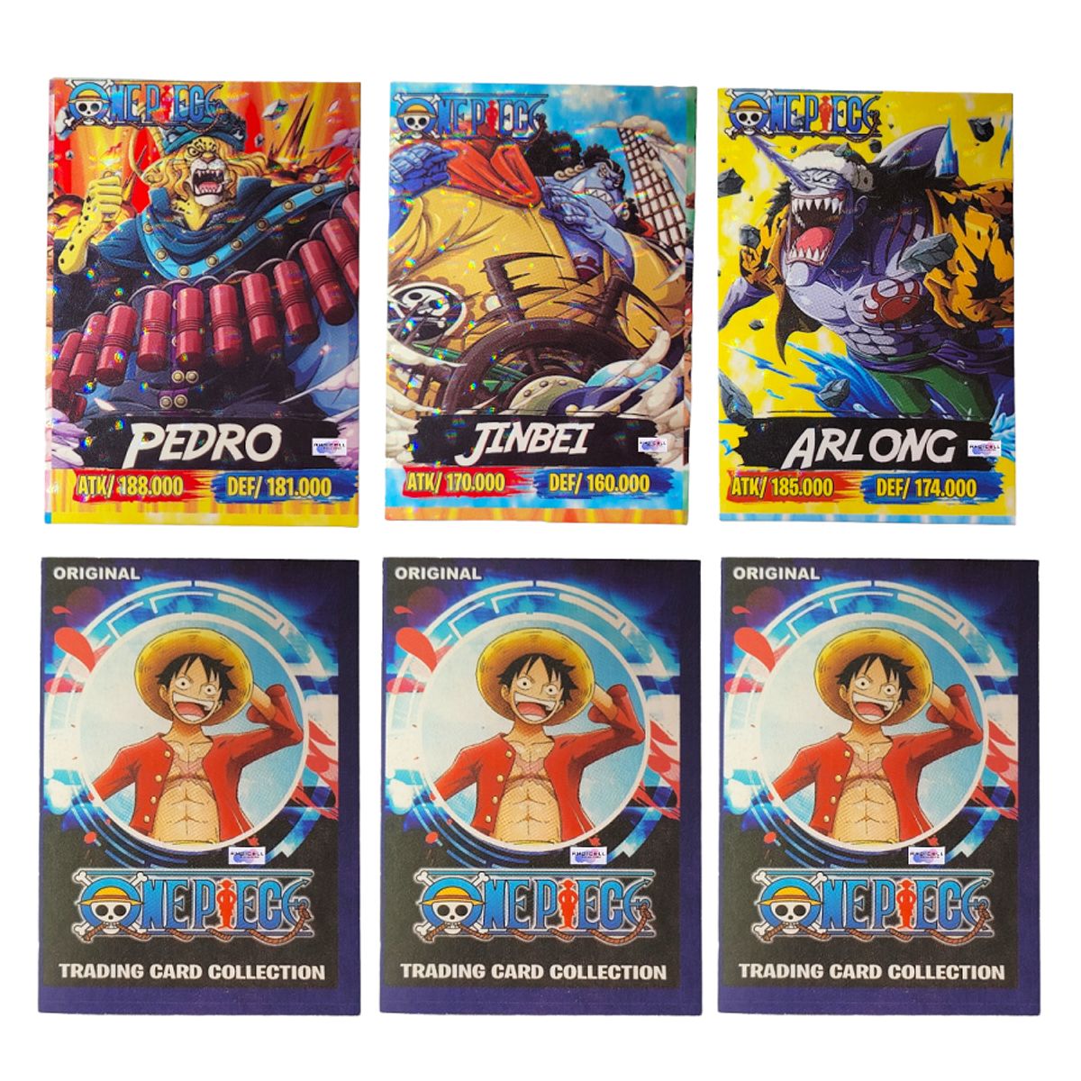 GENERICO - 150 Cartas Coleccionables Intercambiables One Piece