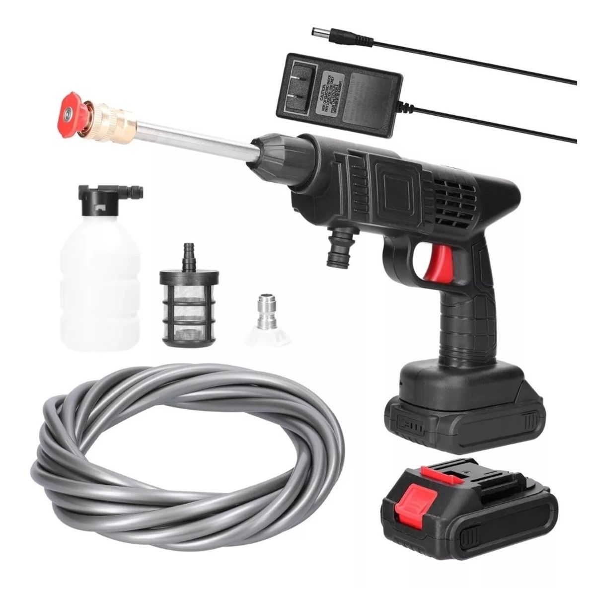 GENERICO - Hidrolavadora Inalámbrica 48V Doble Batería - Ideal Carros y Motos