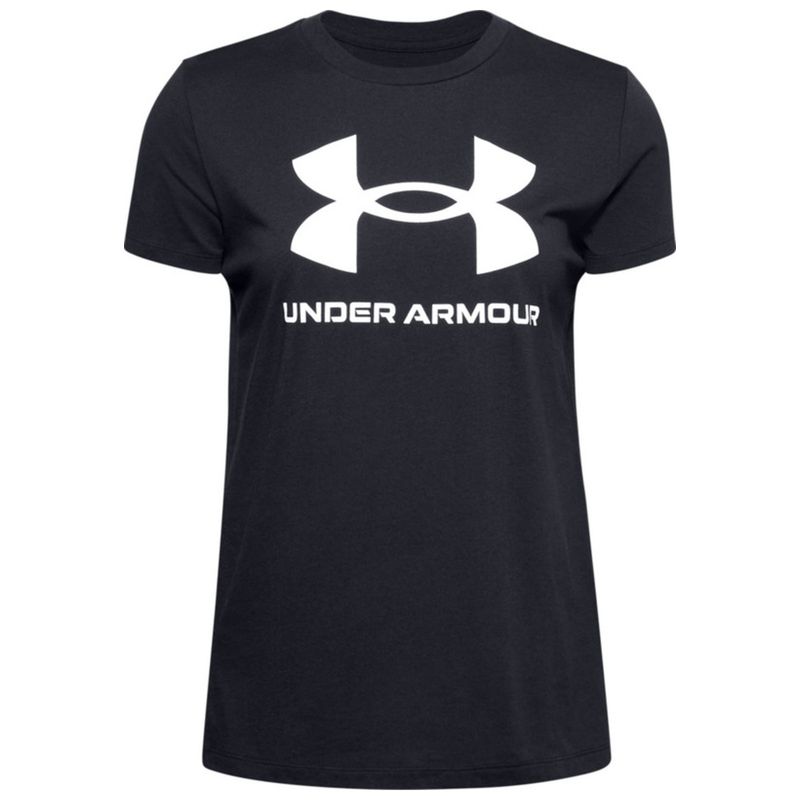 UNDER ARMOUR - Camiseta Mujer Under Armour LIVE SPORTSTYLE GRAP Negro UNDER ARMOUR