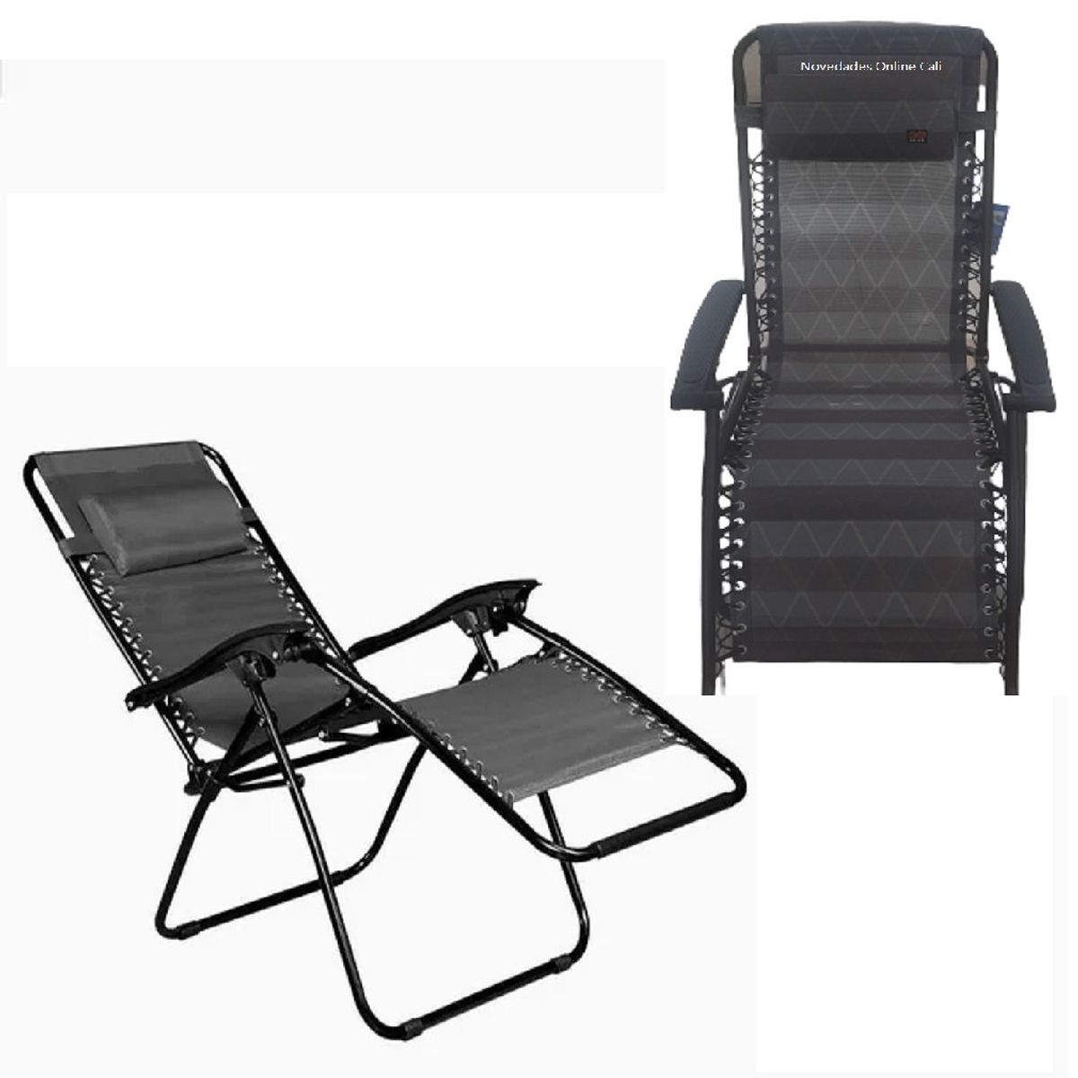 HOME - Silla Playera Asoleadora Silla De Jardin Silla Plegable Descanso X2