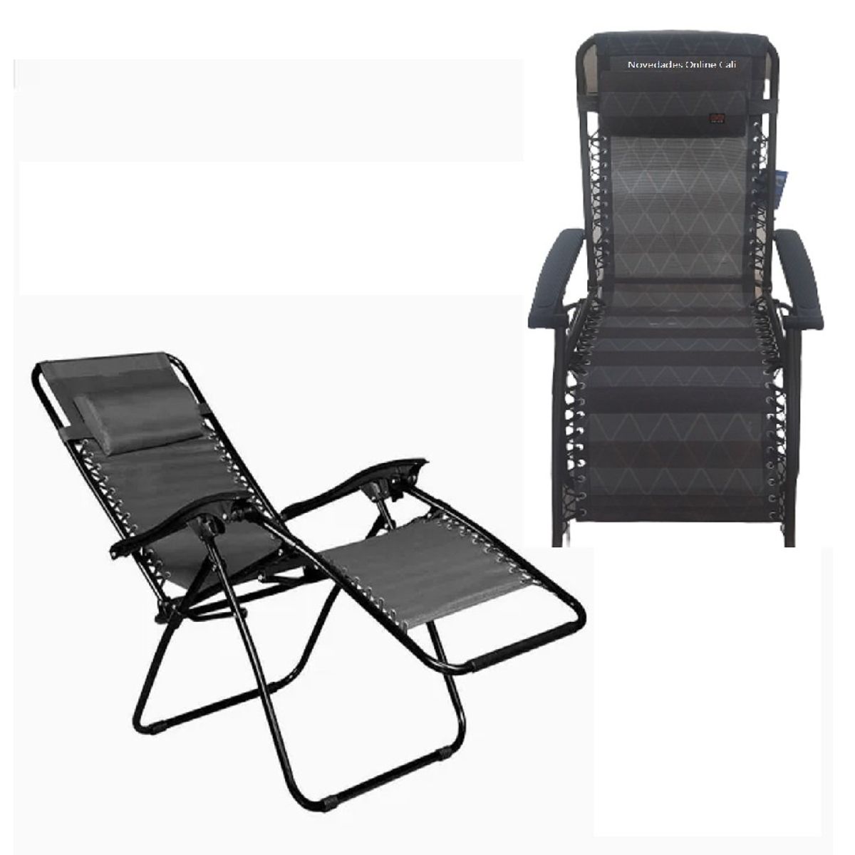HOME - Silla Playera Asoleadora Silla De Jardin Silla Plegable Descanso X2