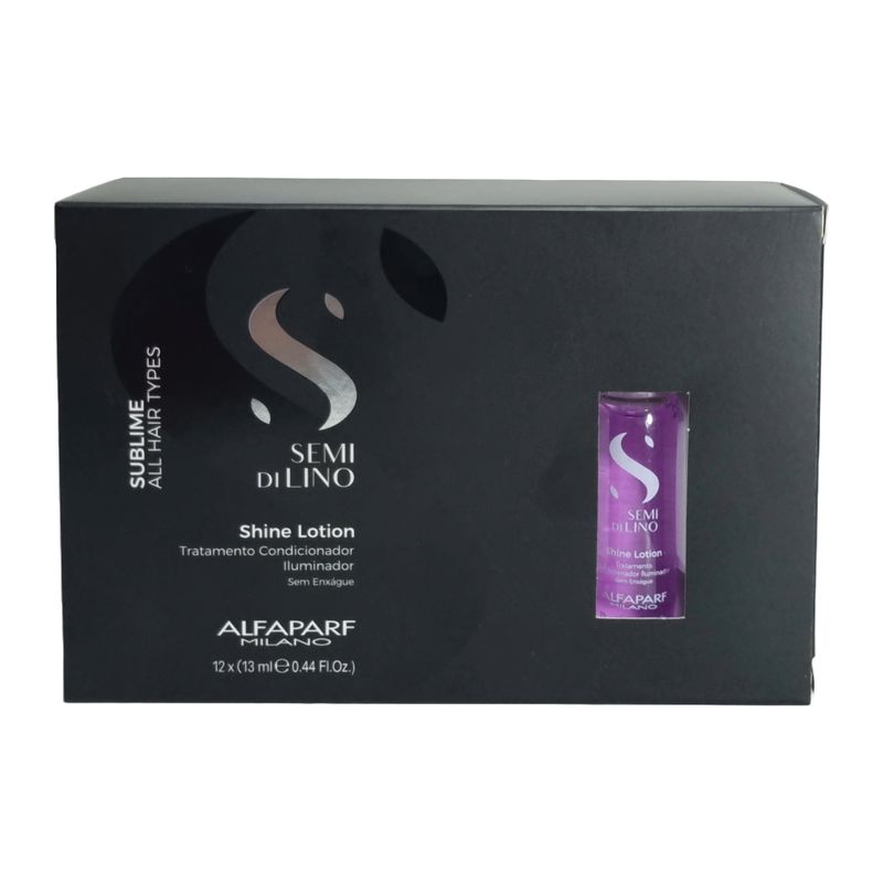 ALFAPARF MILANO - Shine Lotion Alfaparf- Tratamiento Iluminador 12 ampolletas 13 mL