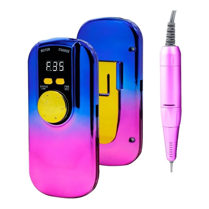 GENERICO - Maquina Pulidora Uñas 35000 Ajustable Portatil Azul Tornasol