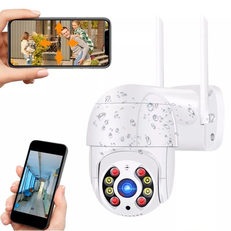 GENERICO - Camara Exterior Full Hd Con Vision Nocturna Vigilancia 247