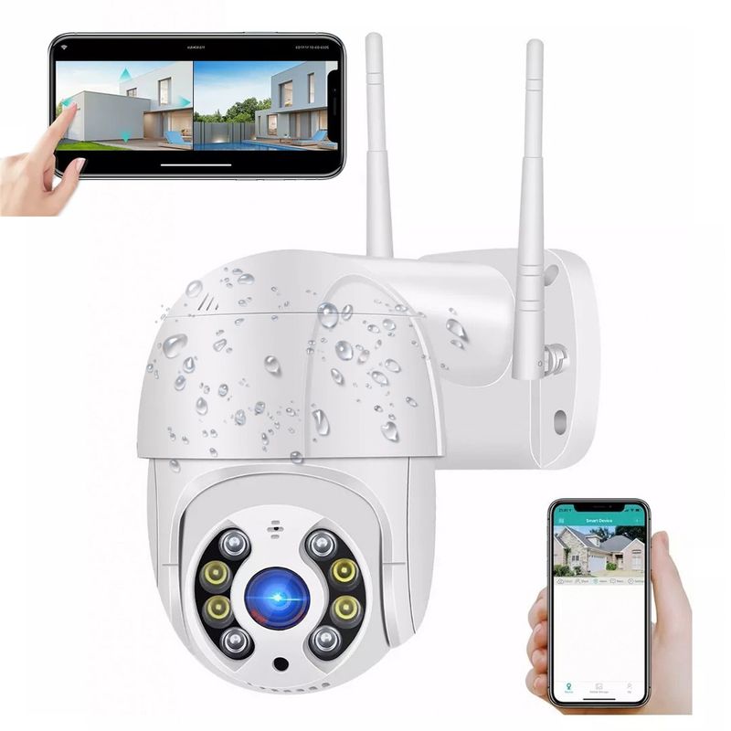 GENERICO - Camara Ip De Seguridad Vigilancia Exterior Full Hd 1080p