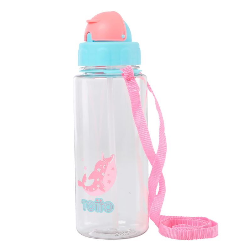 TOTTO - Botilito Pink Ocean De 600 Ml. Azul